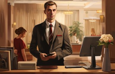 متصدی پذیرشگر و فرانت آفیس هتل